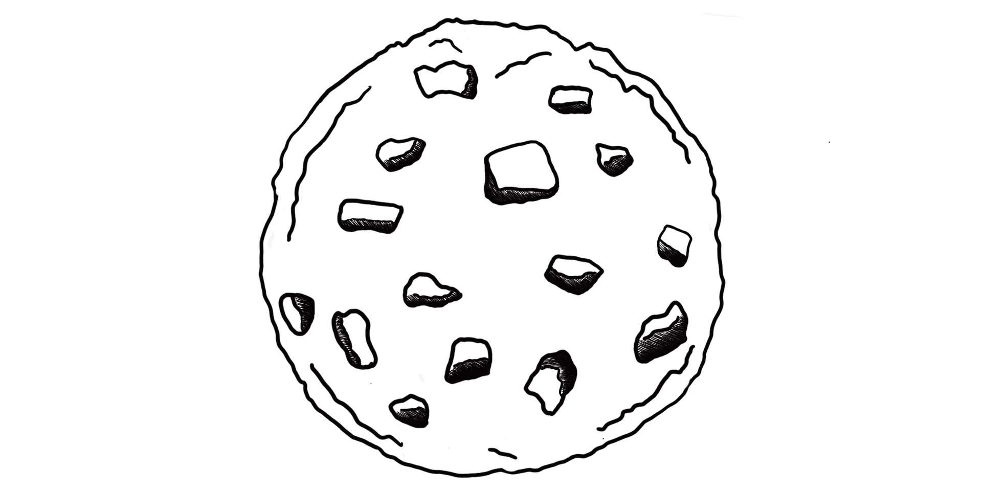  Illustration of a chocolate chip cookie